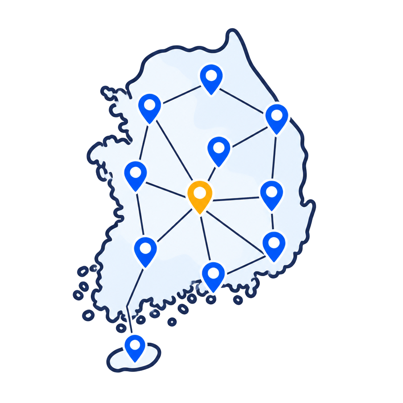 전국 네트워크 아이콘